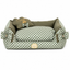 Sweet Pet - Cama Hipoalergénica Monalisa Ajedrez Verde