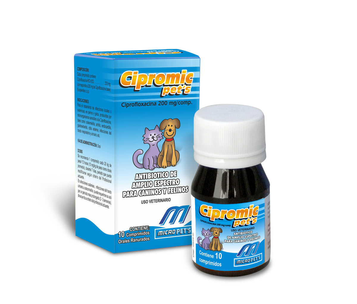 Microsules - Cipromic Pets - Comprimidos (Venta Bajo Receta)