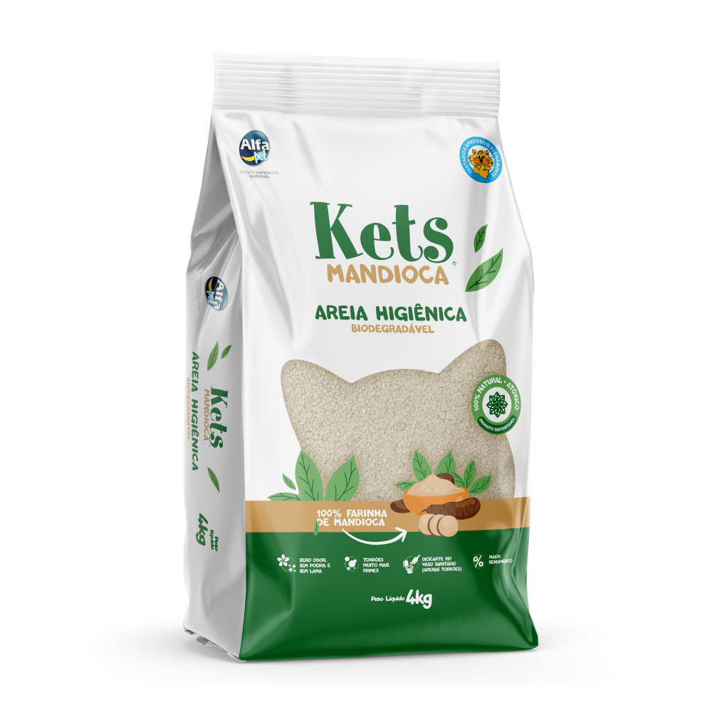 Kets - Arena Granulado De Extracto De Mandioca