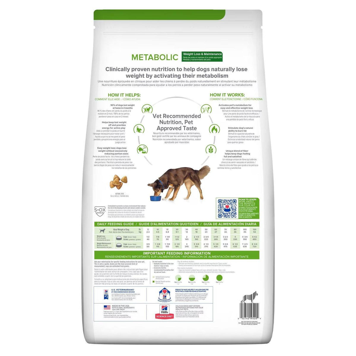 Hill's - Perros Metabolic Control De Peso