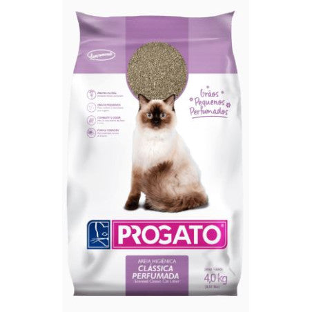 Progato - Gatos Piedra Sanitaria Clasica Perfumada - 4 kg