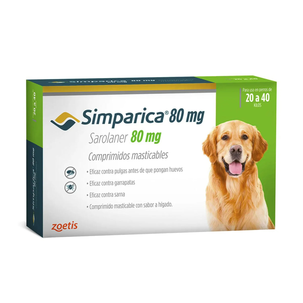 Zoetis - Simparica - 3 Comprimidos