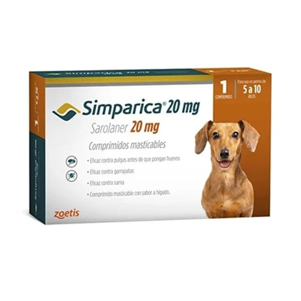 Zoetis - Simparica - 3 Comprimidos