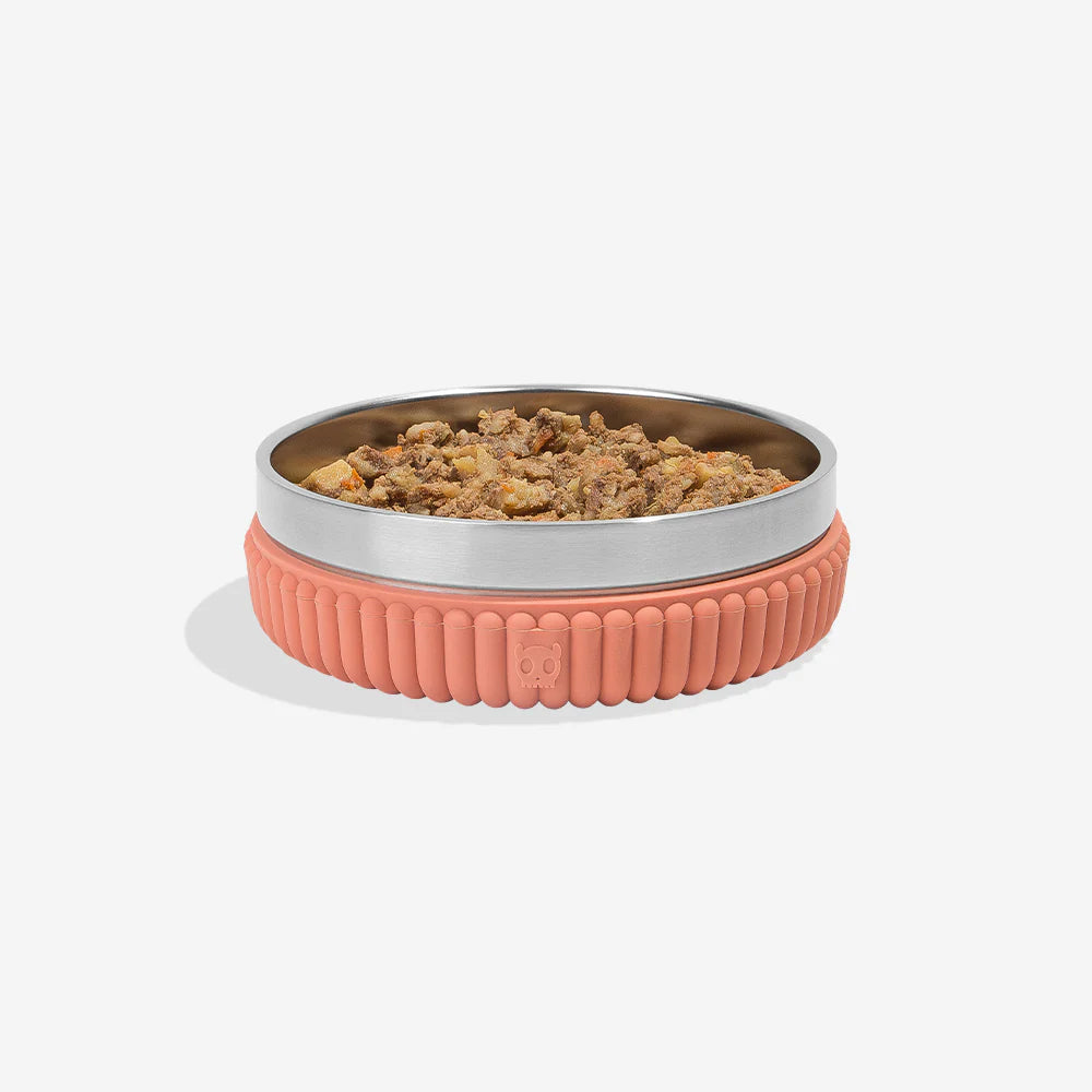 Zeedog - Plato Tuff Bowl Small Stripes Clay