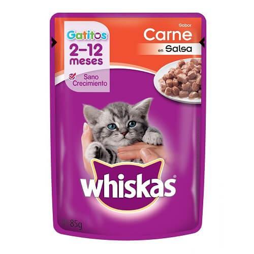 Whiskas - Gatitos - Carne - Pouch